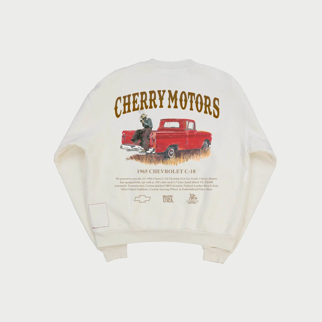Cherry C10 Pickup Crewneck (Cream) Sweatshirts 3 Cherry C10 Pickup Crewneck (Cream) Sweatshirts
