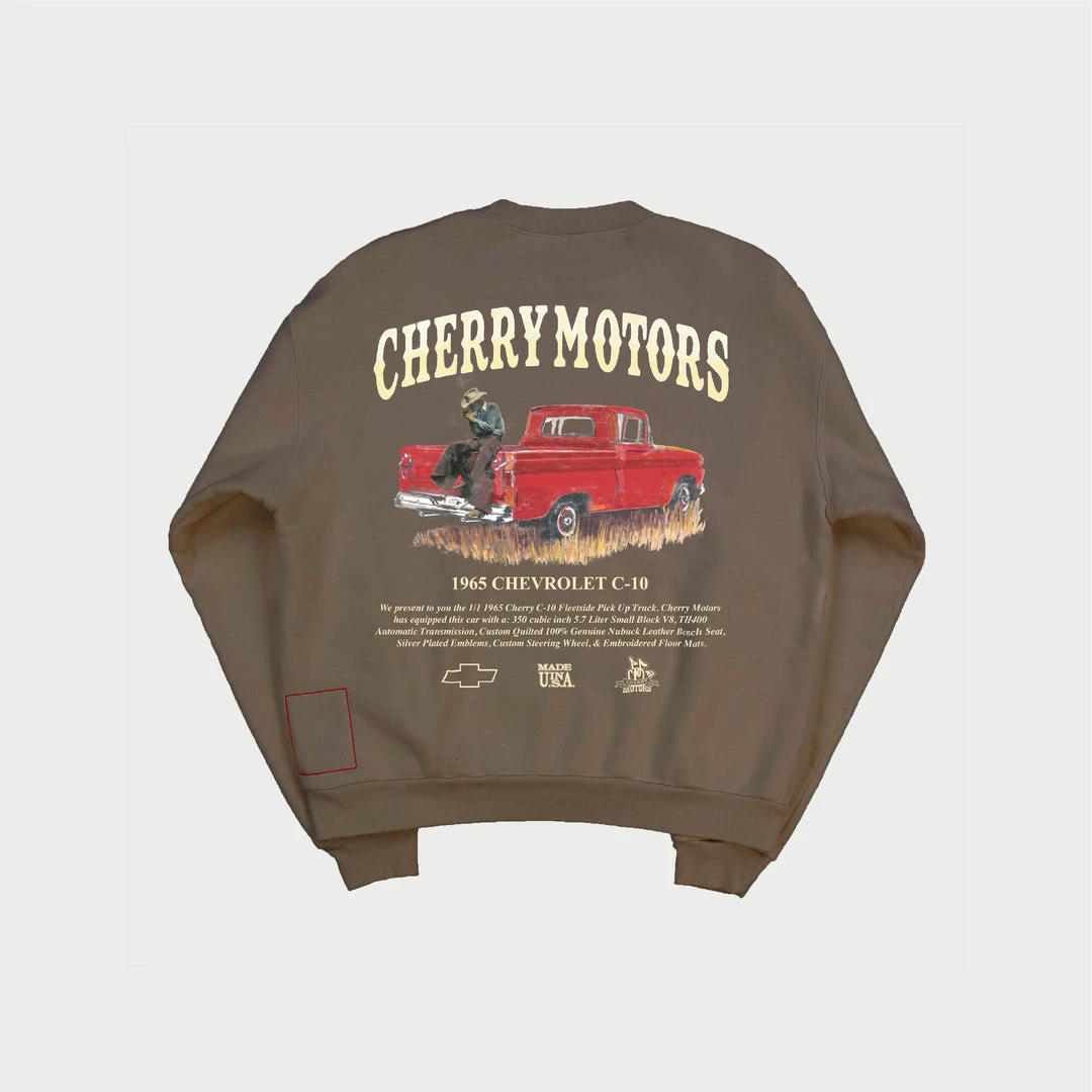 Sweatshirts Cherry C10 Pickup Crewneck (Dusty Brown) 3 Sweatshirts Cherry C10 Pickup Crewneck (Dusty Brown)