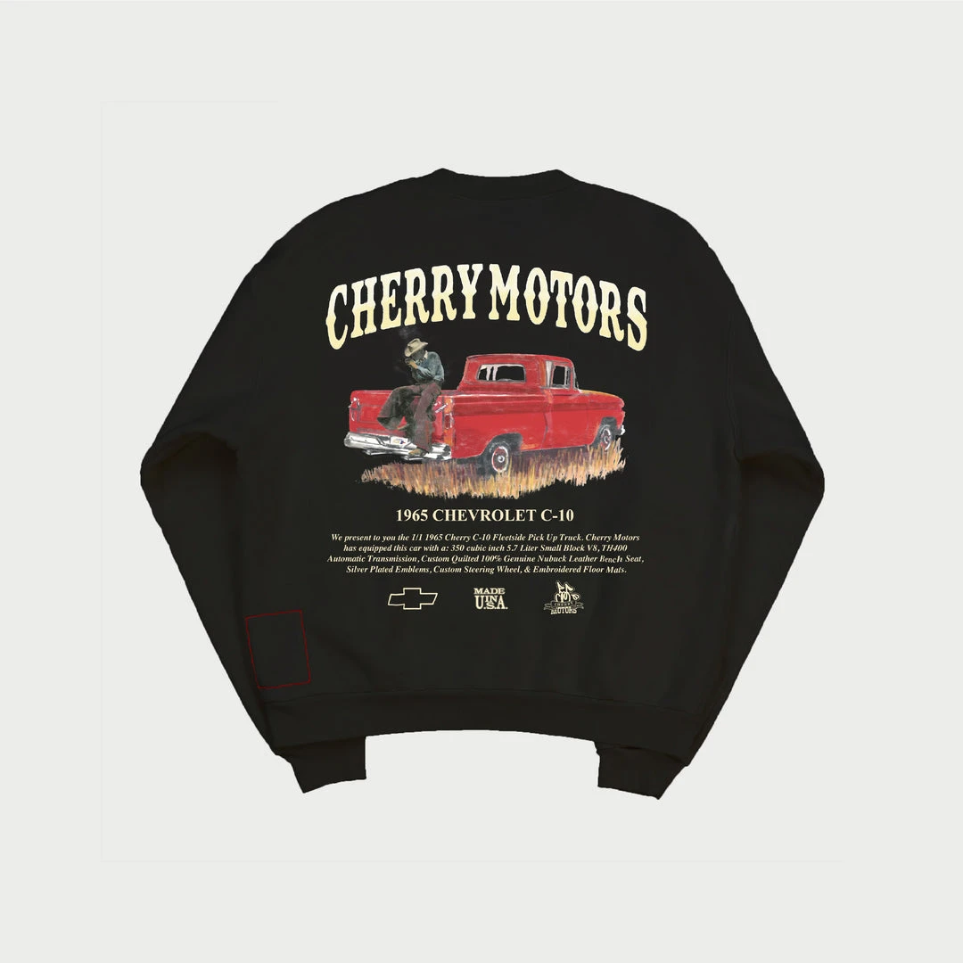 Cherry C10 Pickup Crewneck (Off Black) Cherry C10 Pickup Crewneck (Off Black)