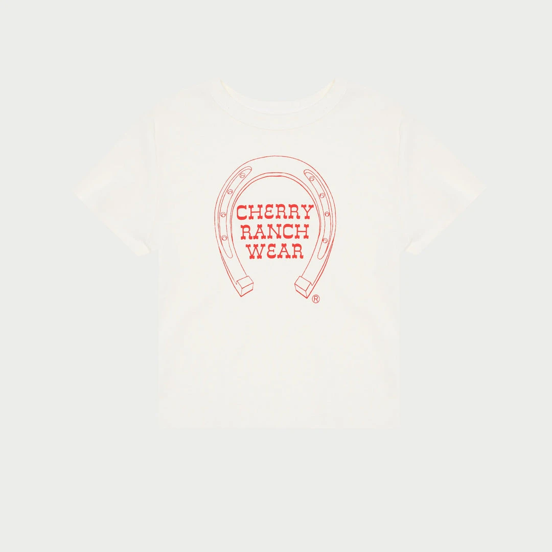 CHERRY Horseshoe Baby Tee (Cream) CHERRY Horseshoe Baby Tee (Cream)