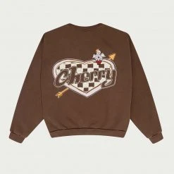 CHERRY Sweatshirts Romance Crewneck (Dusty Brown)