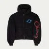 CHERRY Emblem Midweight Zip-Up Hoodie (Faded Black) Sweatshirts 1 CHERRY Emblem Midweight Zip-Up Hoodie (Faded Black) Sweatshirts