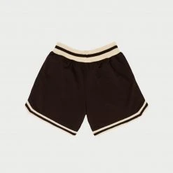 CHERRY Mesh B-Ball Shorts (Brown) Ready To Wear