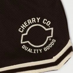 CHERRY Mesh B-Ball Shorts (Brown) Ready To Wear