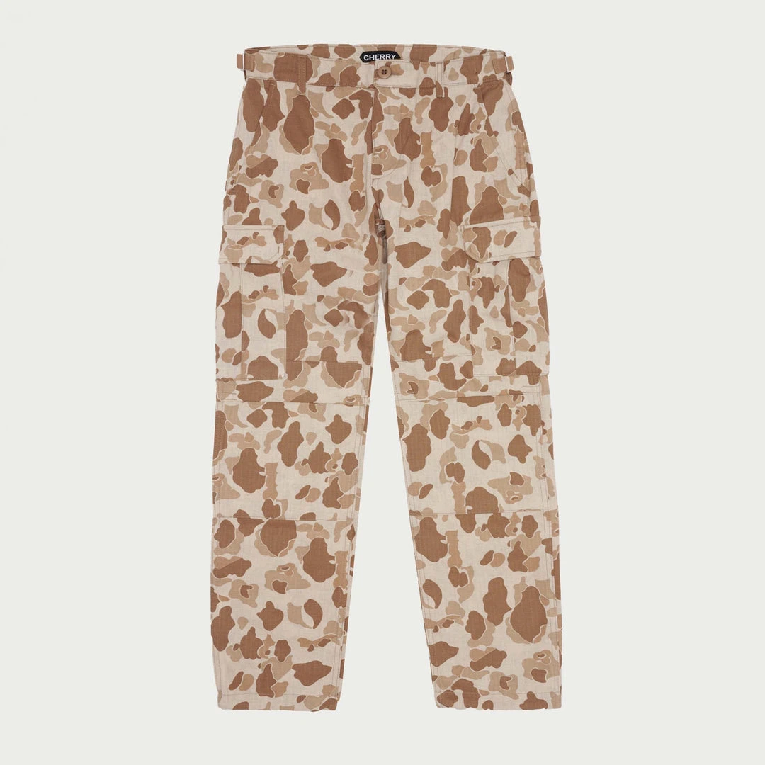 CHERRY Herringbone Duck Camo Pants (Sand) 4 CHERRY Herringbone Duck Camo Pants (Sand)