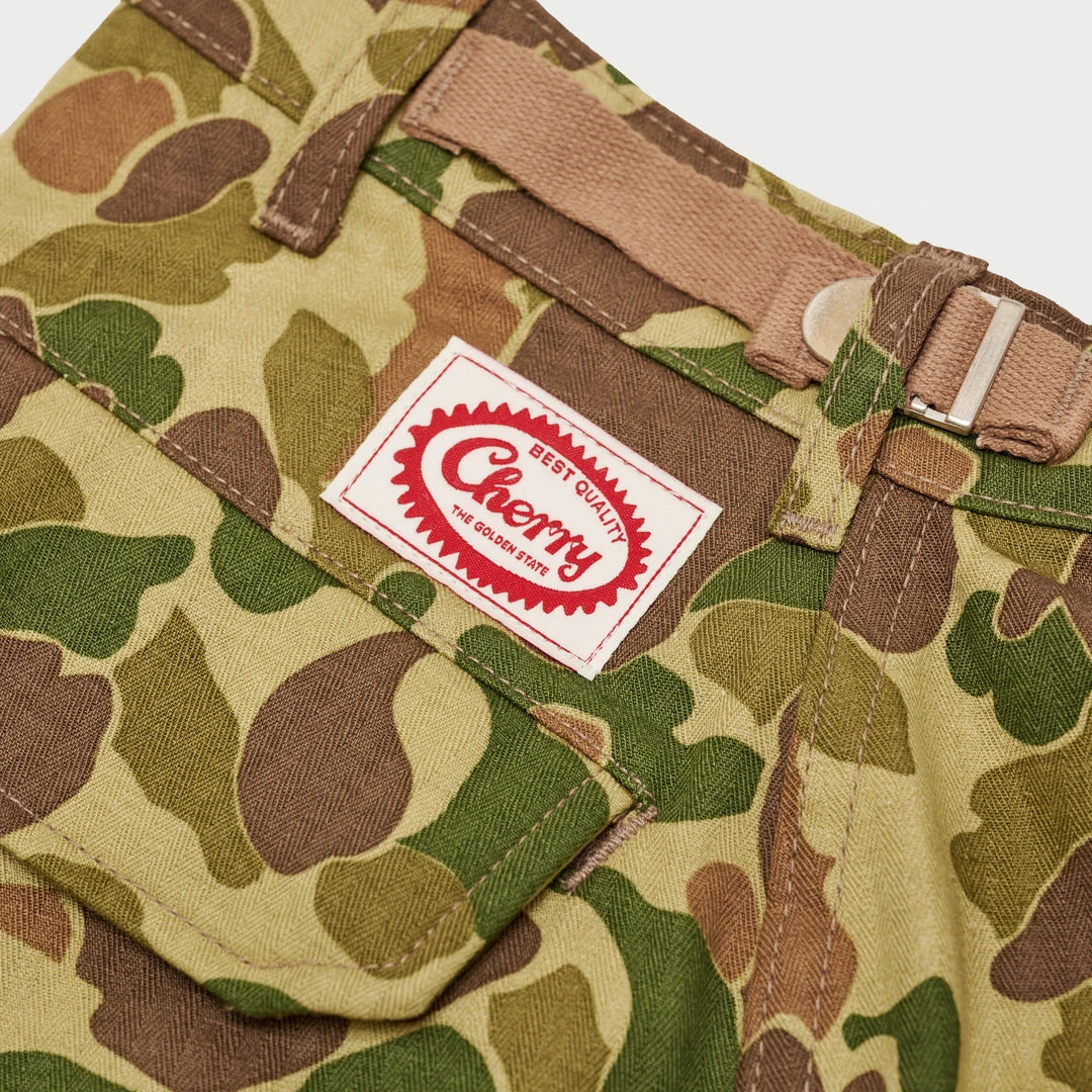 CHERRY Herringbone Duck Camo Pants (Forrest) 5 CHERRY Herringbone Duck Camo Pants (Forrest)