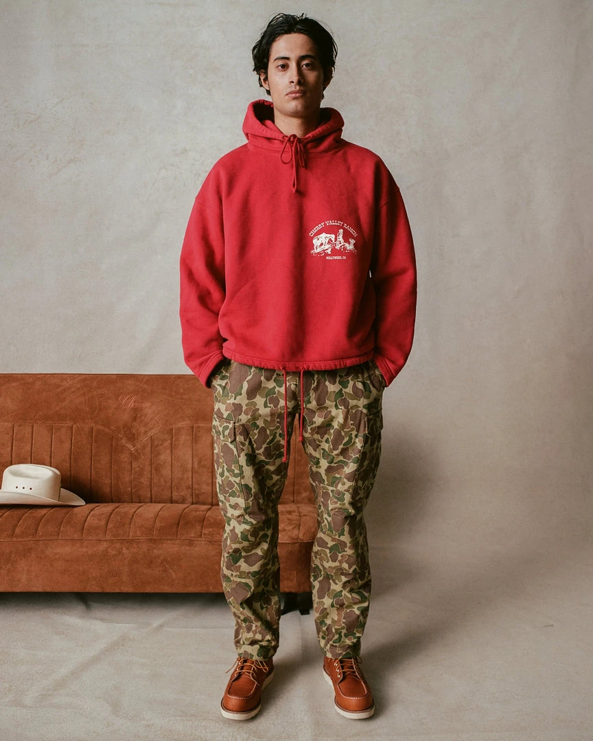 Cherry Valley Ranch Poncho Hoodie (Cardinal) 5 Cherry Valley Ranch Poncho Hoodie (Cardinal)