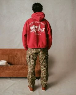 Cherry Valley Ranch Poncho Hoodie (Off Black) Sweatshirts