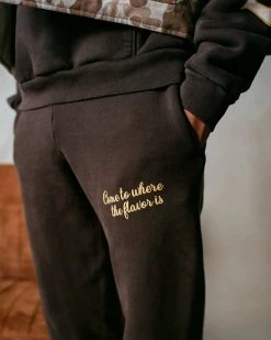 Cherry Flavor Sweatpants (Espresso)