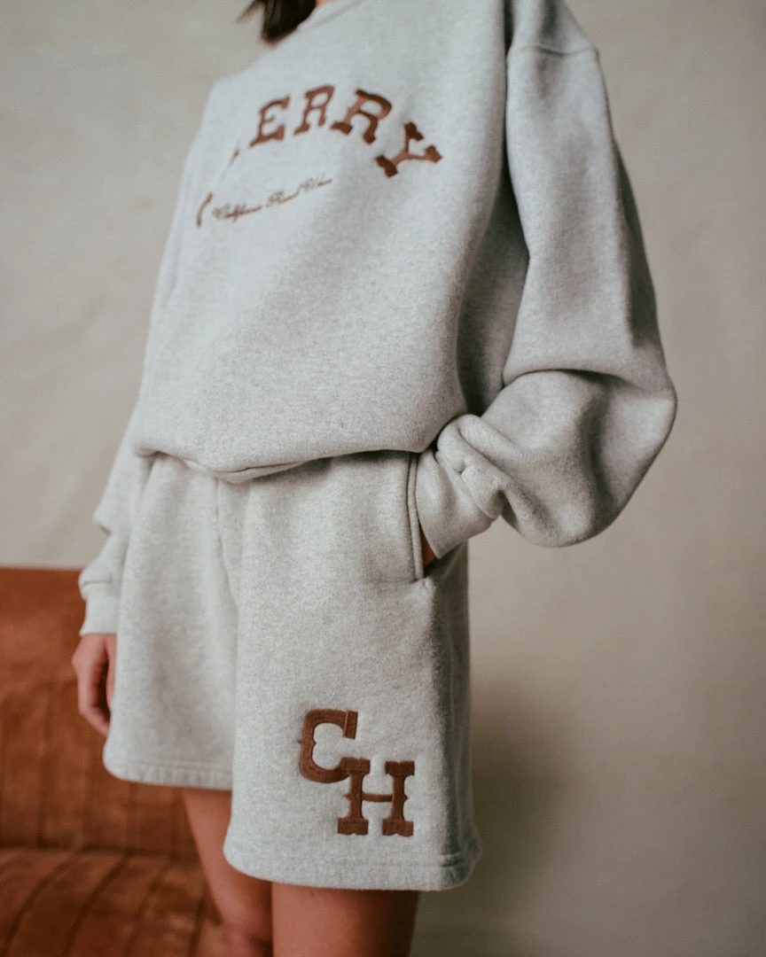 CHERRY Athletic Sweatshorts (Heather Grey) 6 CHERRY Athletic Sweatshorts (Heather Grey)