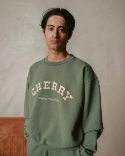 CHERRY Sweatshirts Athletic Crewneck (Heather Grey) 9 CHERRY Sweatshirts Athletic Crewneck (Heather Grey)