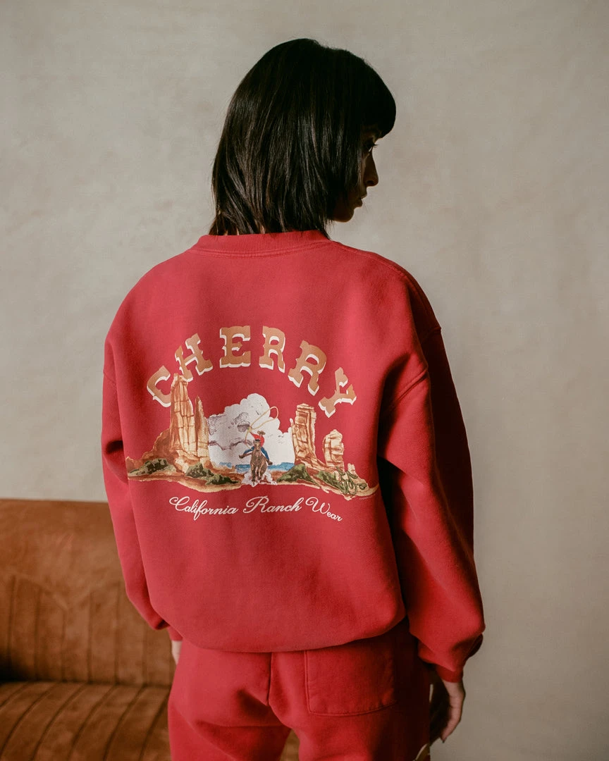 CHERRY Ranchwear Crewneck (Espresso) CHERRY Ranchwear Crewneck (Espresso)