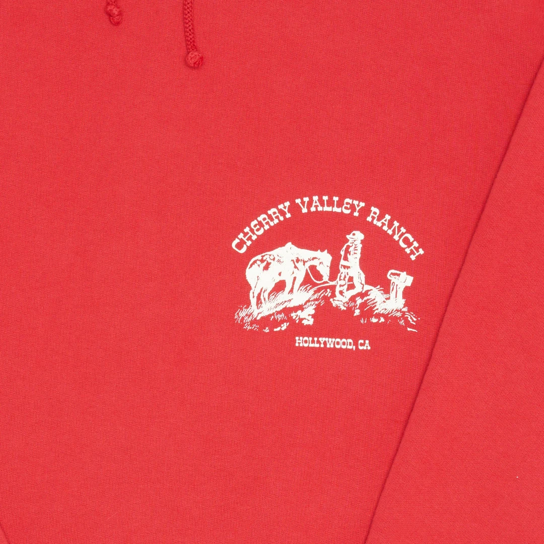 Cherry Valley Ranch Poncho Hoodie (Cardinal) 7 Cherry Valley Ranch Poncho Hoodie (Cardinal)
