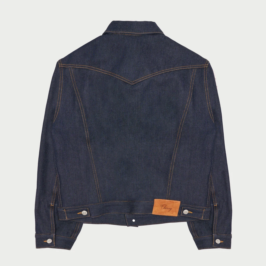 CHERRY Western Denim Jacket (RAW) Ready To Wear CHERRY Western Denim Jacket (RAW) Ready To Wear