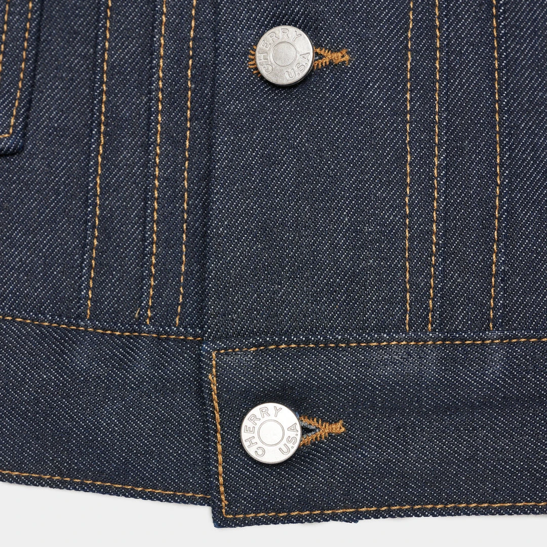CHERRY Western Denim Jacket (RAW) Ready To Wear CHERRY Western Denim Jacket (RAW) Ready To Wear