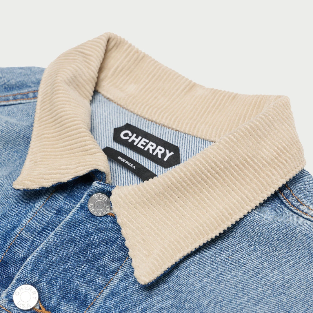 CHERRY Ready To Wear Western Denim Jacket (CL1 Wash) CHERRY Ready To Wear Western Denim Jacket (CL1 Wash)