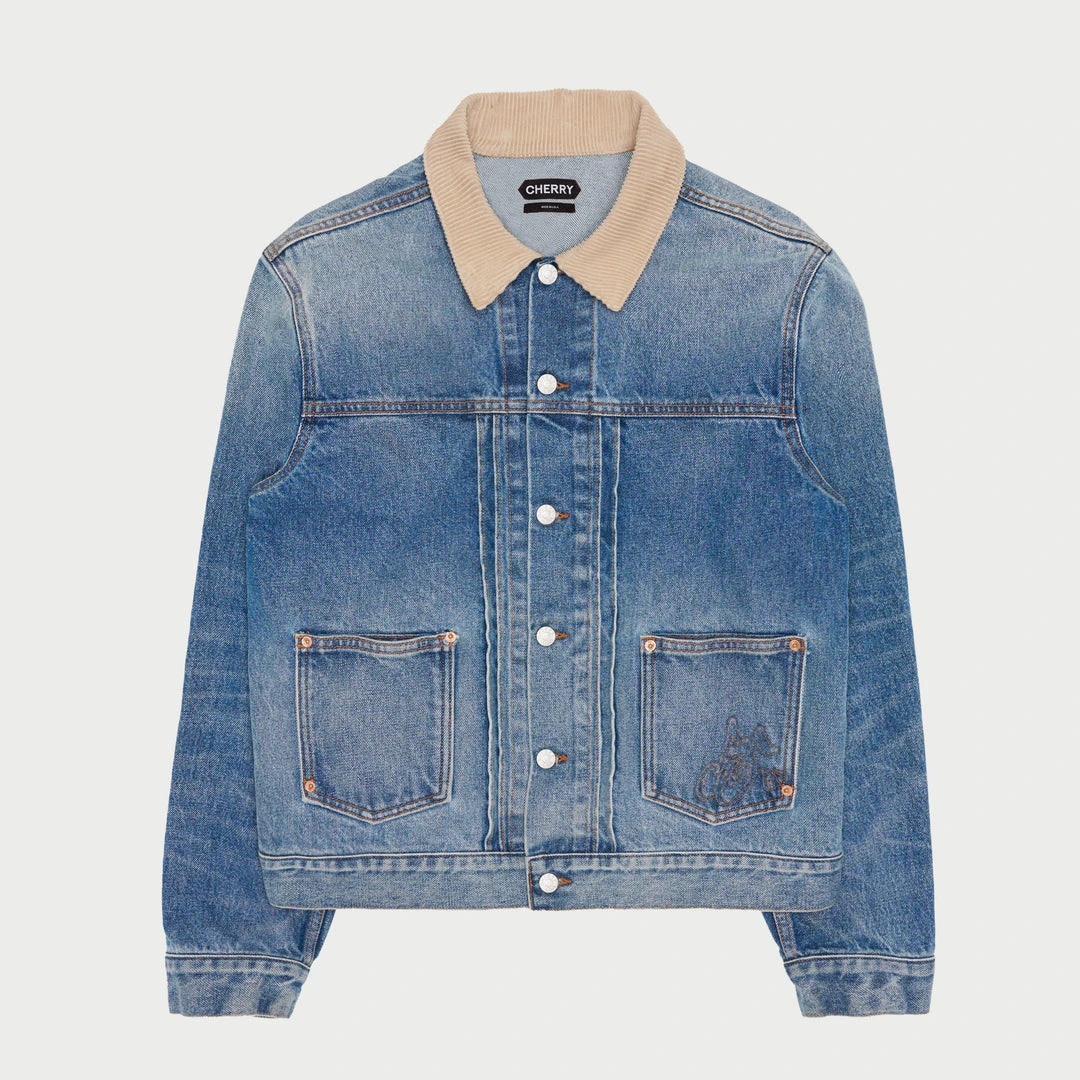 CHERRY Ready To Wear Western Denim Jacket (CL1 Wash) CHERRY Ready To Wear Western Denim Jacket (CL1 Wash)