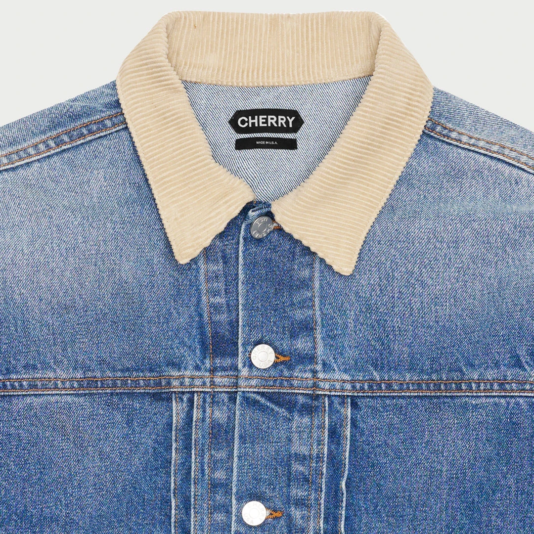 CHERRY Ready To Wear Western Denim Jacket (CL1 Wash) CHERRY Ready To Wear Western Denim Jacket (CL1 Wash)