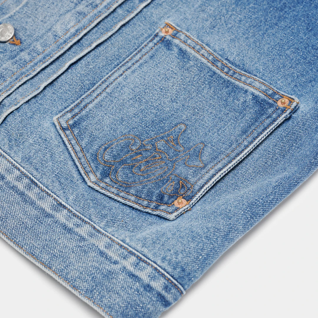 CHERRY Ready To Wear Western Denim Jacket (CL1 Wash) CHERRY Ready To Wear Western Denim Jacket (CL1 Wash)