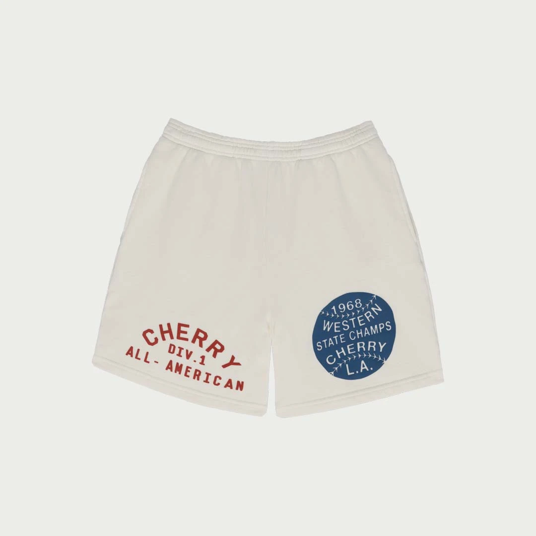 CHERRY All American Midweight Sweatshorts (Cream) CHERRY All American Midweight Sweatshorts (Cream)