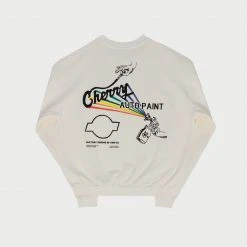 CHERRY Auto Paint Midweight Crewneck (Cream) Sweatshirts