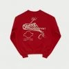 CHERRY Sweatshirts Auto Paint Midweight Crewneck (Chilli) 1 CHERRY Sweatshirts Auto Paint Midweight Crewneck (Chilli)