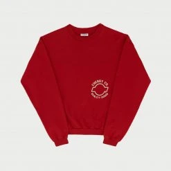 CHERRY Sweatshirts Auto Paint Midweight Crewneck (Chilli)