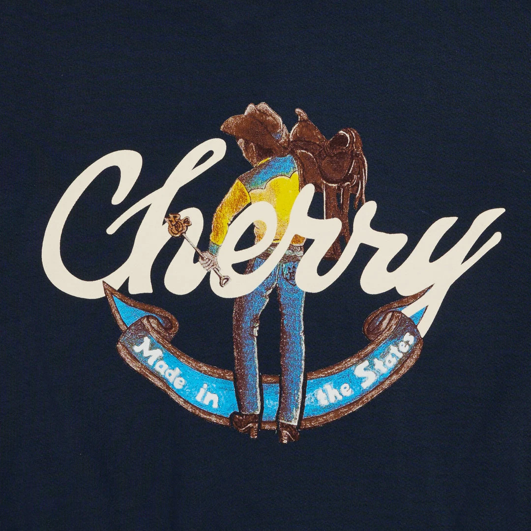 CHERRY Cattleman Inside Out Crewneck (Navy) 5 CHERRY Cattleman Inside Out Crewneck (Navy)
