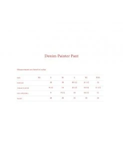 CHERRY Denim Painter Pants (CL2 Wash)