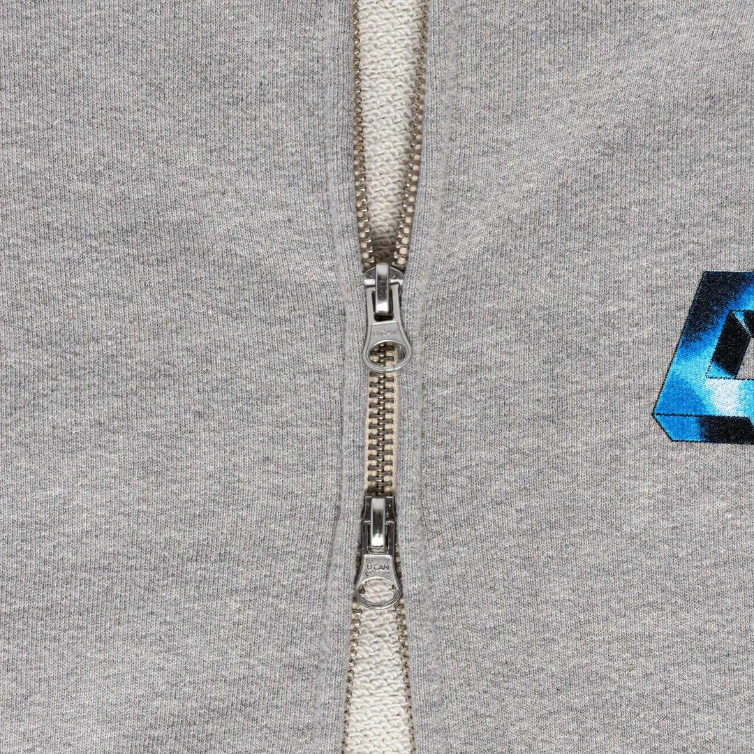 CHERRY Sweatshirts Emblem Midweight Zip-Up Hoodie (Heather Grey) 5 CHERRY Sweatshirts Emblem Midweight Zip-Up Hoodie (Heather Grey)