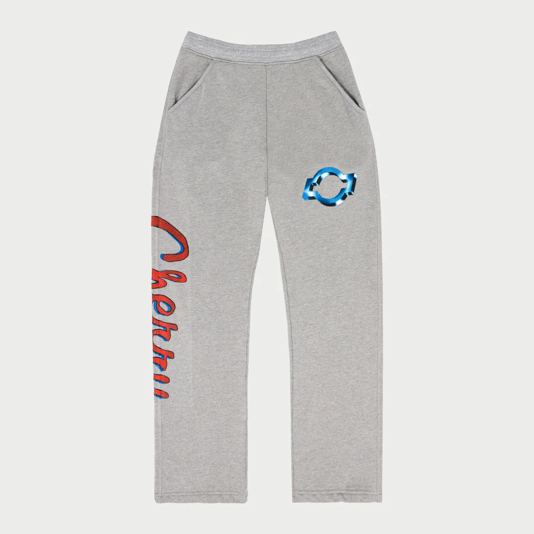 CHERRY Emblem Relaxed Midweight Sweatpants (Heather Grey) CHERRY Emblem Relaxed Midweight Sweatpants (Heather Grey)