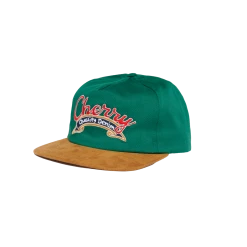 CHERRY Quality Denim Hat (Green) Headwear