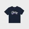 CHERRY Womens Quality Baby Tee (Navy)