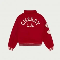 CHERRY Ready To Wear Hi-Performance Varsity Jacket (Red)