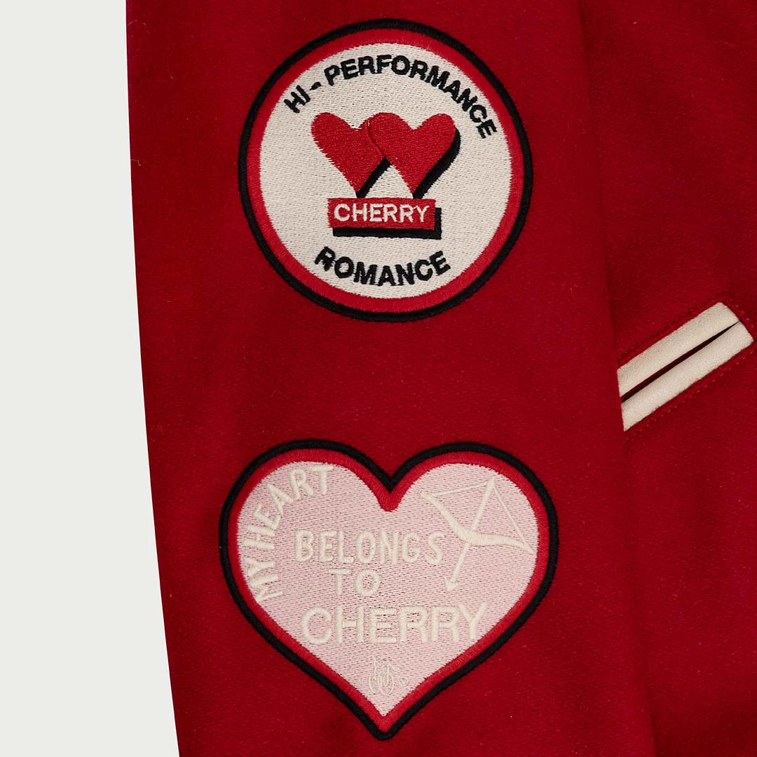 CHERRY Ready To Wear Hi-Performance Varsity Jacket (Red) CHERRY Ready To Wear Hi-Performance Varsity Jacket (Red)