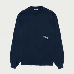 CHERRY Tees & Longsleeves American Classic Heavyweight L/S Tee (Navy)