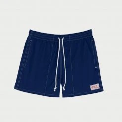 CHERRY Contrast Rip-Stop Swim Shorts (Royal) Ready To Wear
