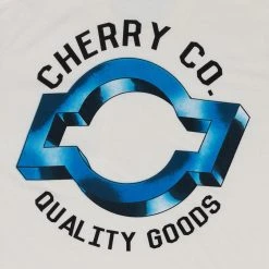 CHERRY Emblem Pocket T-Shirt (Cream)