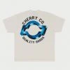 CHERRY Emblem Pocket T-Shirt (Cream)