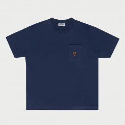 Cherry Bloom Pocket T-Shirt (Faded Navy)