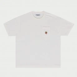 Cherry Bloom Pocket T-Shirt (Cream) Tees & Longsleeves