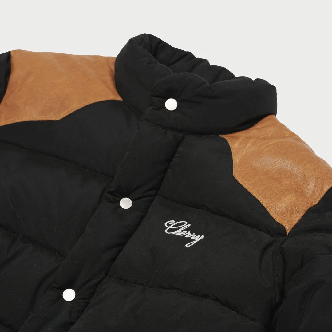 CHERRY Western Puffer Jacket (Black) 8 CHERRY Western Puffer Jacket (Black)