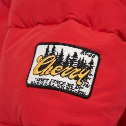 CHERRY Western Puffer Jacket (Red)