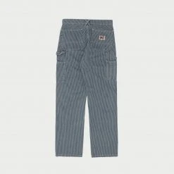 CHERRY Hickory Stripe Double Knee Painter Pants 11 CHERRY Hickory Stripe Double Knee Painter Pants