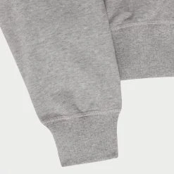 CHERRY Midweight Quarter Zip Polo (Heather Grey) Ready To Wear