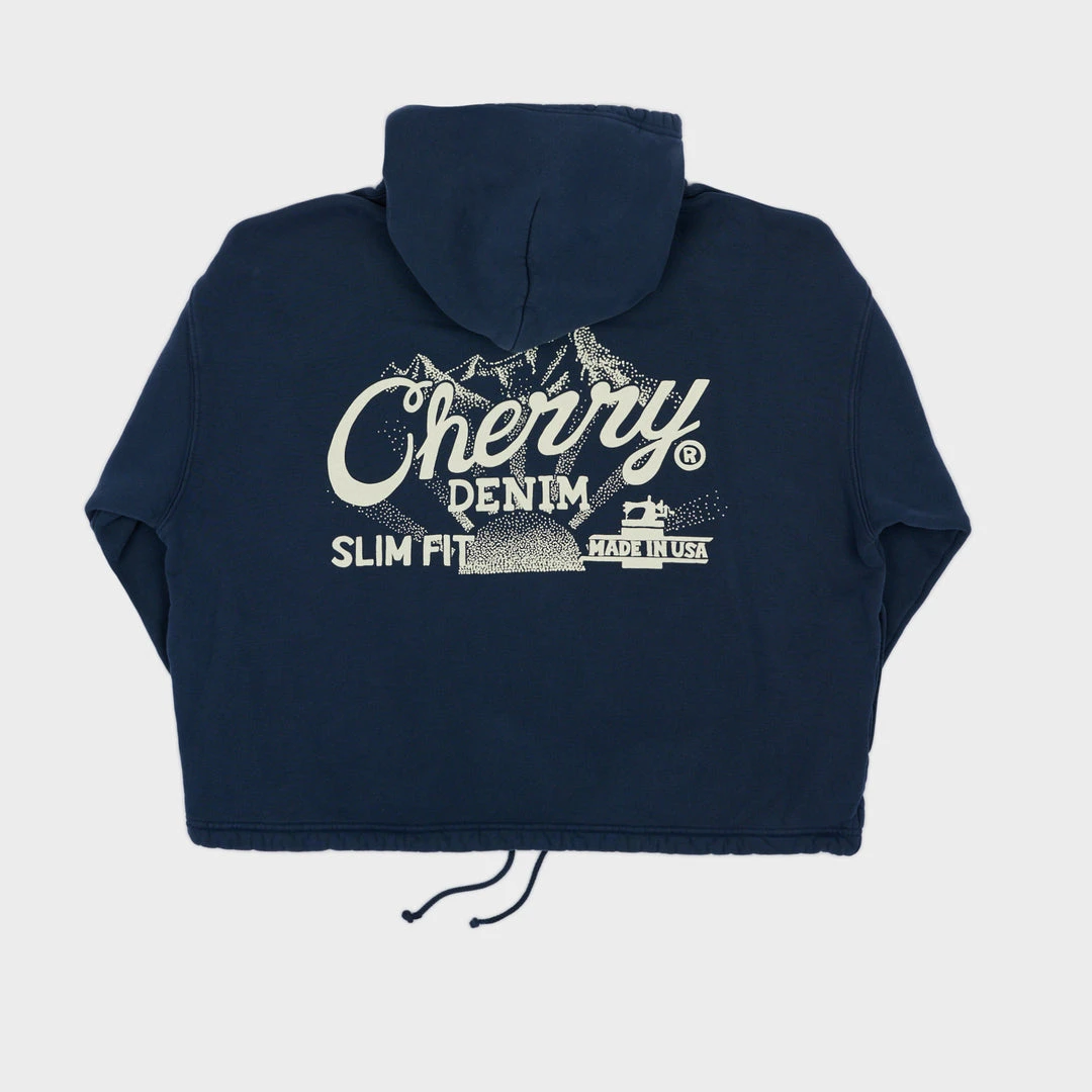 CHERRY Sunrise Poncho Hoodie (Navy) CHERRY Sunrise Poncho Hoodie (Navy)