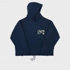 CHERRY Sunrise Poncho Hoodie (Navy)