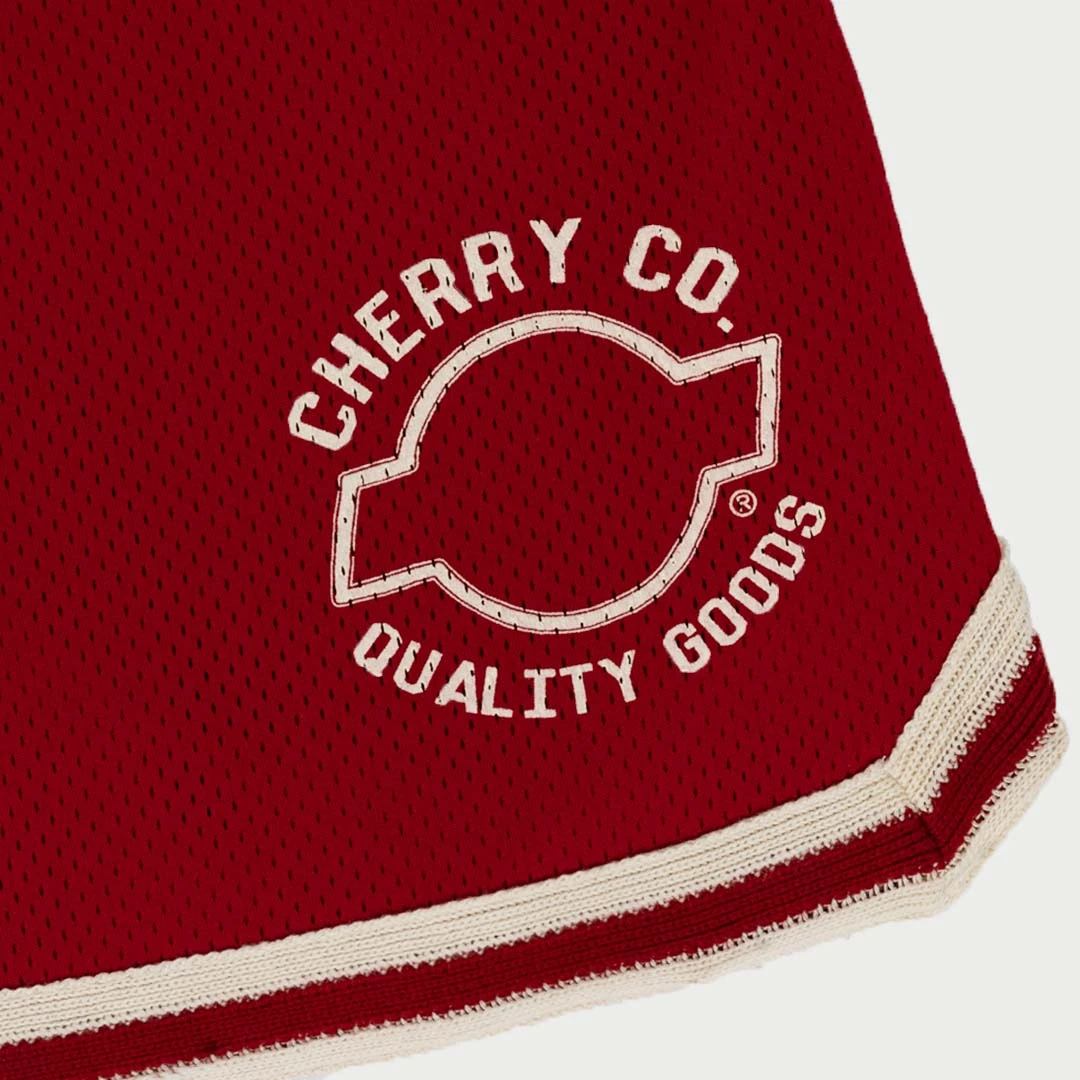 CHERRY Mesh B-Ball Shorts (Red) CHERRY Mesh B-Ball Shorts (Red)
