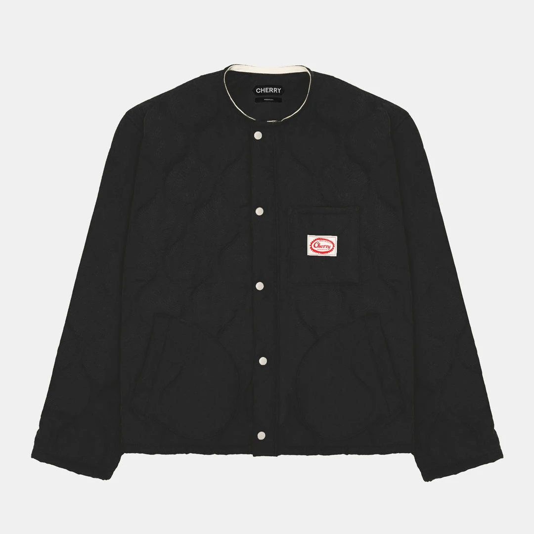 CHERRY Ready To Wear Quilted Shell Jacket (Lava Black) CHERRY Ready To Wear Quilted Shell Jacket (Lava Black)