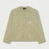 CHERRY Quilted Shell Jacket (Sage) 1 CHERRY Quilted Shell Jacket (Sage)